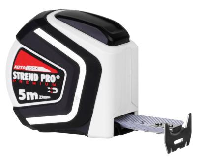 Ruletă Strend Pro Premium 5 m cu Auto Stop și capăt magnetic, 27 mm