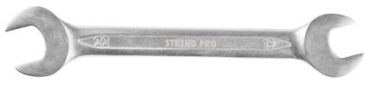 Kľúč Strend Pro 3113 19x22 mm, vidlicový, obojstranný, Cr-V