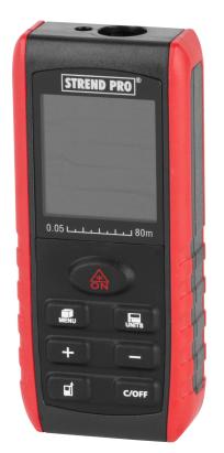 Merač vzdialenosti Strend Pro DIME 80M, laserový, EXTRA funkcia  merač uhlov
