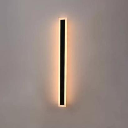 Aplică LED de exterior Mack 90 cm, 10W, IP65, lumină neutră 4000K, neagră