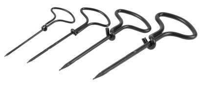 Set burghie manuale tip alezor Strend Pro 2–5 mm, 4 piese