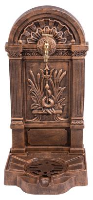 Cismea de grădină decorativă Gardens WB-003C, aspect cupru, 35x30,5x76 cm