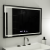 Oglinda LED Rectangulara, 120x80cm, Verite Majeste Noir Motion Glow Marcello, Sistem Dezaburire, Ceas & Termometru, Dimabila