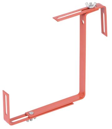 Set 2 suporturi metalice teracotă pentru jardiniere și ghivece balcon