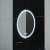 Oglindă LED rotundă 50 cm Korman Lucea, touch, dimabilă, cu sistem dezaburire
