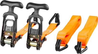 Popruh upínací Strend Pro, pás s račňou, 30 mm, L-5 m, max. 800 kg, bal. 2 ks