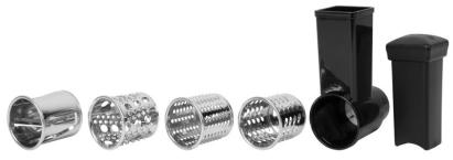 Accesoriu răzătoare MagicHome cu 4 tamburi pentru robot de bucătărie Lenotre