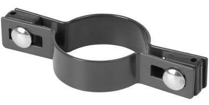 Colier de prindere pentru stâlp rotund 60 mm, antracit RAL7016, Strend Pro