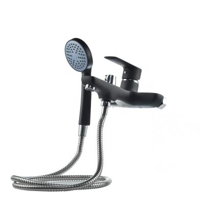 Baterie pentru cadă HI-Non H183-FD-439, negru mat, cu duș de mână