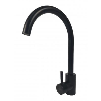 Robinet pentru filtru de apă MIXXUS MONO-07, inox negru, monocomandă