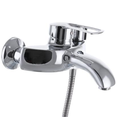 Baterie cadă monocomandă cromată Hansberg 009, silumin, cartuș ceramic