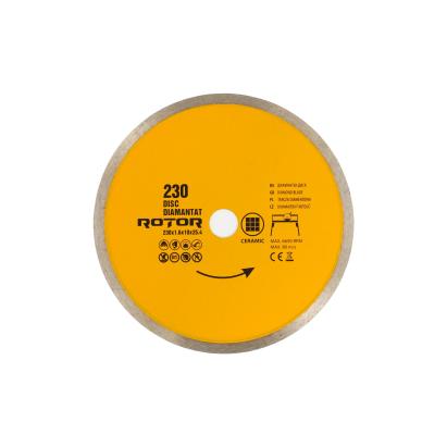 Disc diamantat continuu Rotor 230 mm pentru ceramică, 25,4 mm