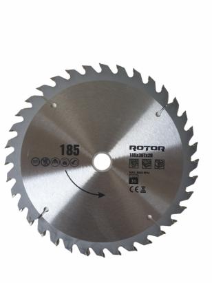 Disc circular pentru lemn ROTOR 185x20 mm, 36 dinți Vidia (36T)
