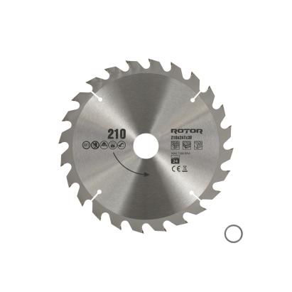 Disc circular pentru taiat lemn Rotor 210x30 mm, 24 dinti (24T), prindere 30 mm
