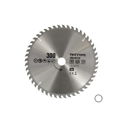 Disc circular pentru lemn Rotor 300 mm, 48 dinți, alezaj 32 mm