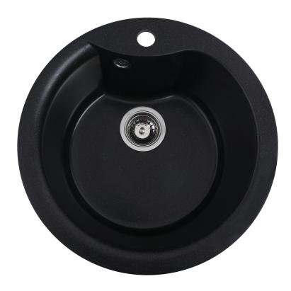 Chiuveta de bucătărie Elefant Premium Turas 480 , Negru metalic 482 mm