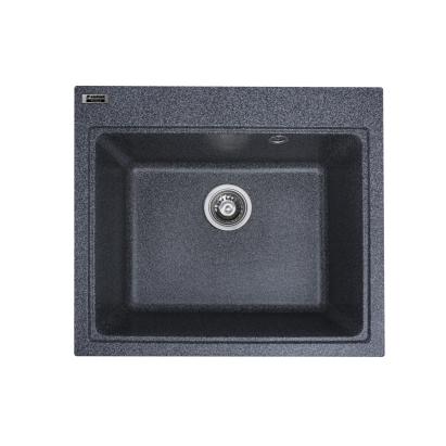 Chiuvetă din compozit de granit pentru bucătărie ELEFANT PREMIUM 5852 VESTA Grafit