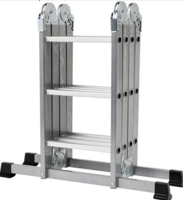 Scară pliabilă din aluminiu 4x3 Rotor KMP403B, 3.55 m, 150 kg