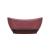 Cada Freestanding, Ovala, Burgundy Red, Rasina, 170x78x67cm