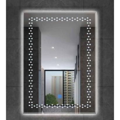 Oglindă LED dreptunghiulară 80x60 cm Stella Basic cu control touch