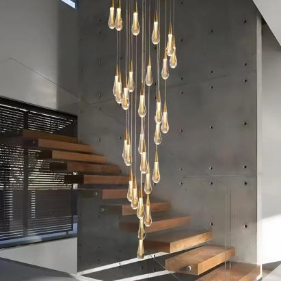 Candelabru Cristal LED Suspendat, Iustinian, Diametru 60cm, Inaltime Reglabila, Auriu, Metal si Cristal