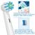 Rezerve periuta de dinti TB-20, compatibil cu Oral-B, Cross Action, 4 buc