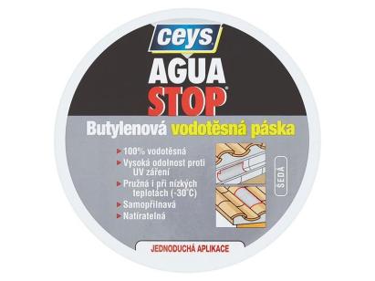 Bandă butilică impermeabilă Ceys Aguastop, 10 m x 15 cm