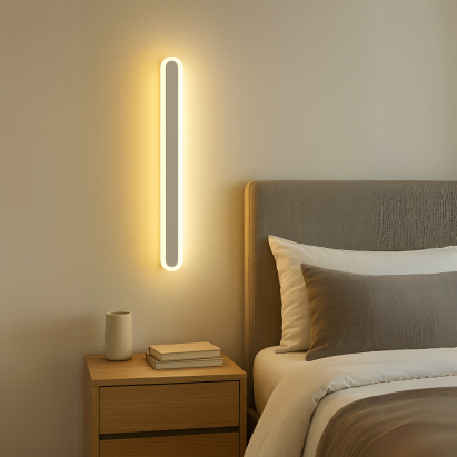 Aplica LED de Exterior SUHA, Lungime 60cm, 8W, IP65, Metal, Liniar, Alb