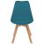 Scaune de bucătărie, 6 buc., turcoaz, plastic GartenMobel Dekor