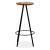 Set mobilier de bar, 5 piese, lemn masiv reciclat GartenMobel Dekor