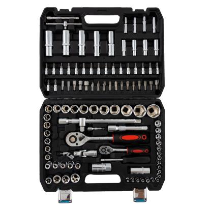 Trusă chei tubulare Yamamoto 108 piese din crom-vanadiu, cu clichet
