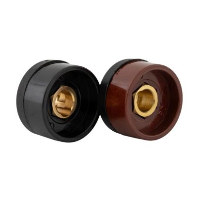 Set 2 conectori mamă pentru cablu de sudură 10-25 mm², 200-300A