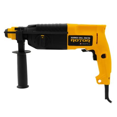 Ciocan rotopercutor ROTOR RRH700 700W, 870 rpm, mandrină SDS+, cu valiză și accesorii