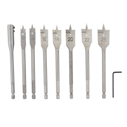 Set burghie plate pentru lemn 9 buc 10-25mm ROTOR RBP9