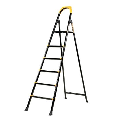 Scară metalică pliabilă Rotor 5+1 trepte, platformă, 150 kg