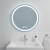 Oglindă LED rotundă 60 cm Lucea cu touch, dezaburire și lumină dimabilă