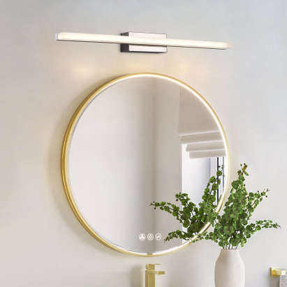 Aplica LED liniara pentru oglinda baie COMO, 7W, lumina 3in1, negru