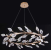 Candelabru LED cu cristal TOCCATA Largo, 60 cm, auriu, 3 culori lumina, inaltime reglabila