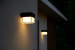 Aplica LED exterior AMIRA, lumina calda, negru, IP65, montaj pe perete