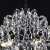 Candelabru din cristal CC9259/5CH, 5xE14, Ø40 cm, crom lucios elegant