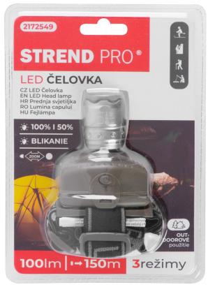 Lanternă frontală Strend Pro Headlight H833, 100 lm, zoom, 3 moduri