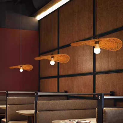 Lustră suspendată LV821 din sfoară împletită, 1xE27, stil rustic/boho