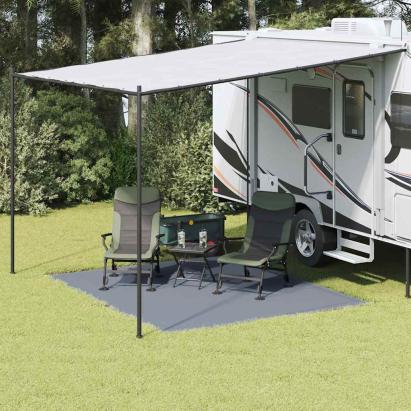 Covoare pentru Cort Albastru și Gri 300 x 250 cm Polietilenă GartenMobel Dekor