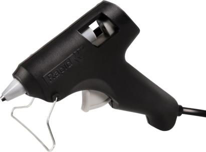 Pistol de lipit cu silicon Rapid Hobby 7 mm, cu 6 batoane incluse