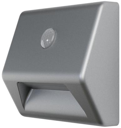 Lampă LED pentru trepte Nightlux Stair Silver cu senzor mișcare