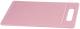 Tocător din plastic MagicHome, mediu, roz pudrat, 34x24,5x0,6 cm