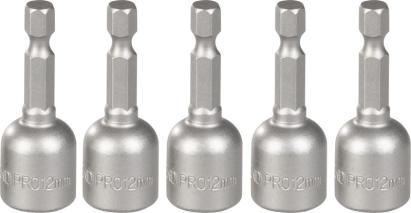 Cap magnetic Strend Pro MS84 pentru biți 1/4, 12 mm, set 5 bucăți