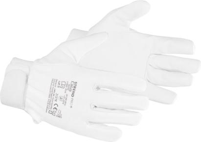 Mănuși de protecție Strend Pro Dila, palmă din piele, mărimea 10/XL (12 perechi)