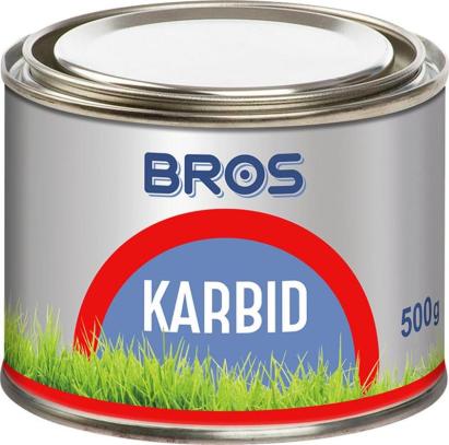 Carbid Bros granulat 500 g pentru alungarea cârtițelor din grădină