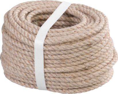 Sfoară din iută naturală răsucită 5 mm, 20 m, Strend Pro Premium
